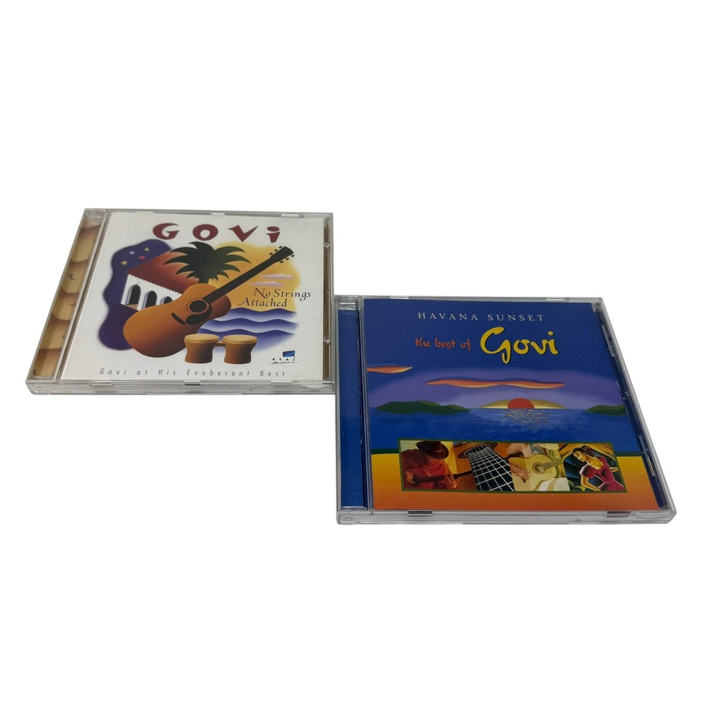 Govi CD Lot 2 No Strings Attached Havana Sunset The Best of Govi New Age Guitar